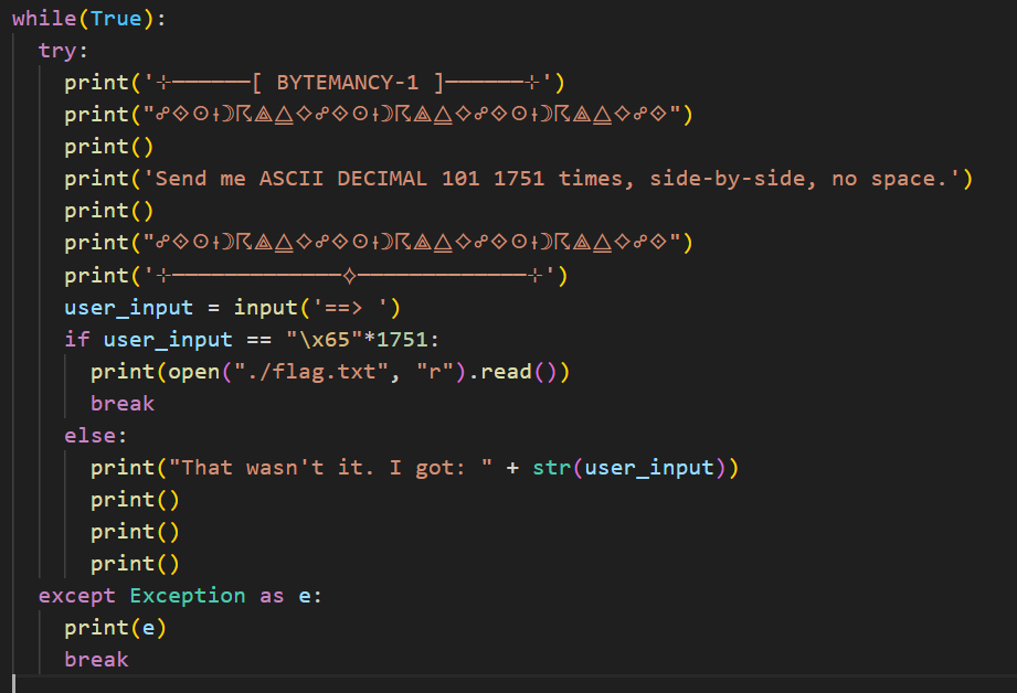 Bytemancy 1 source code